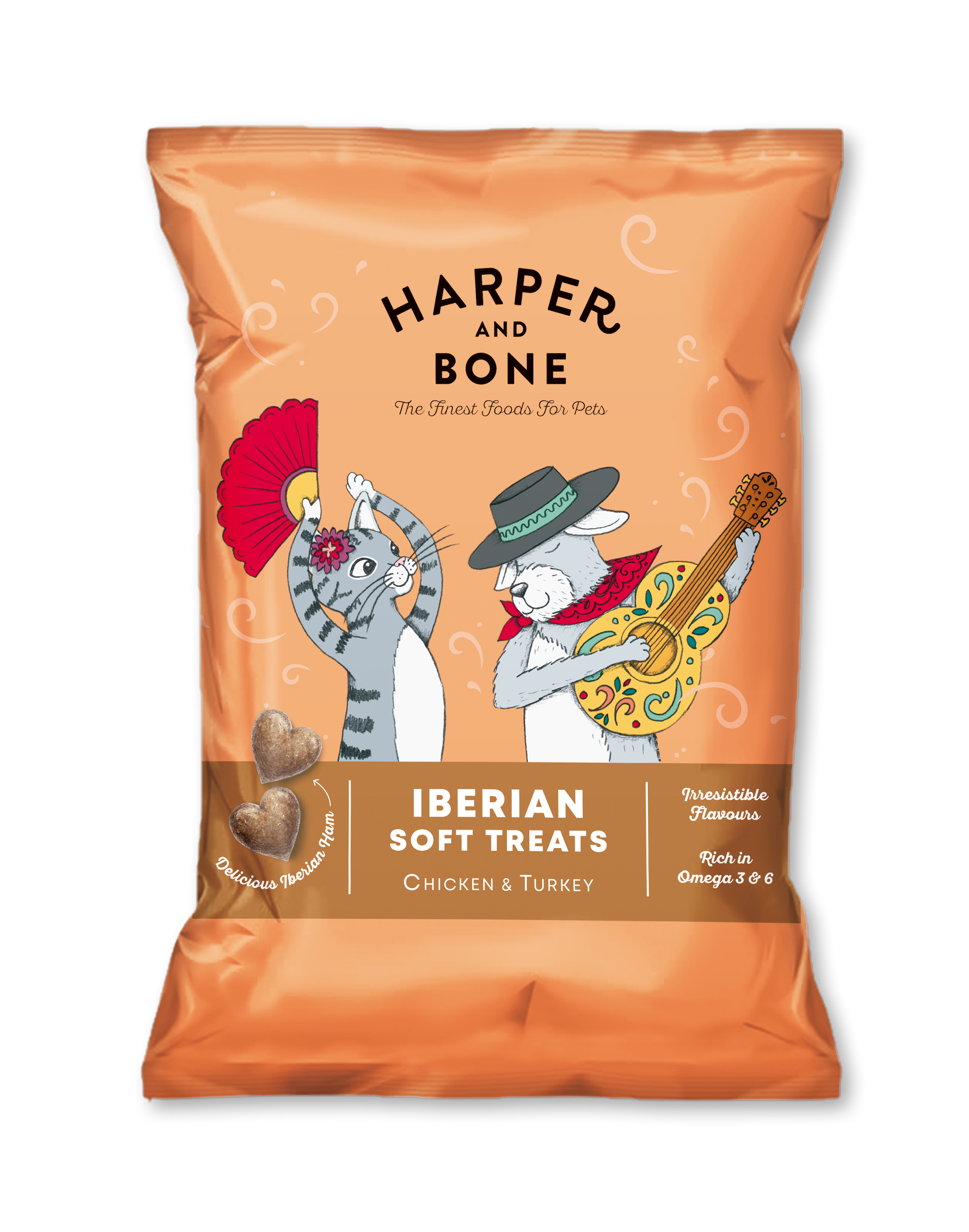 Harper & Bone - Iberische zachte lekkernijen - Kip- en kalkoensnacks