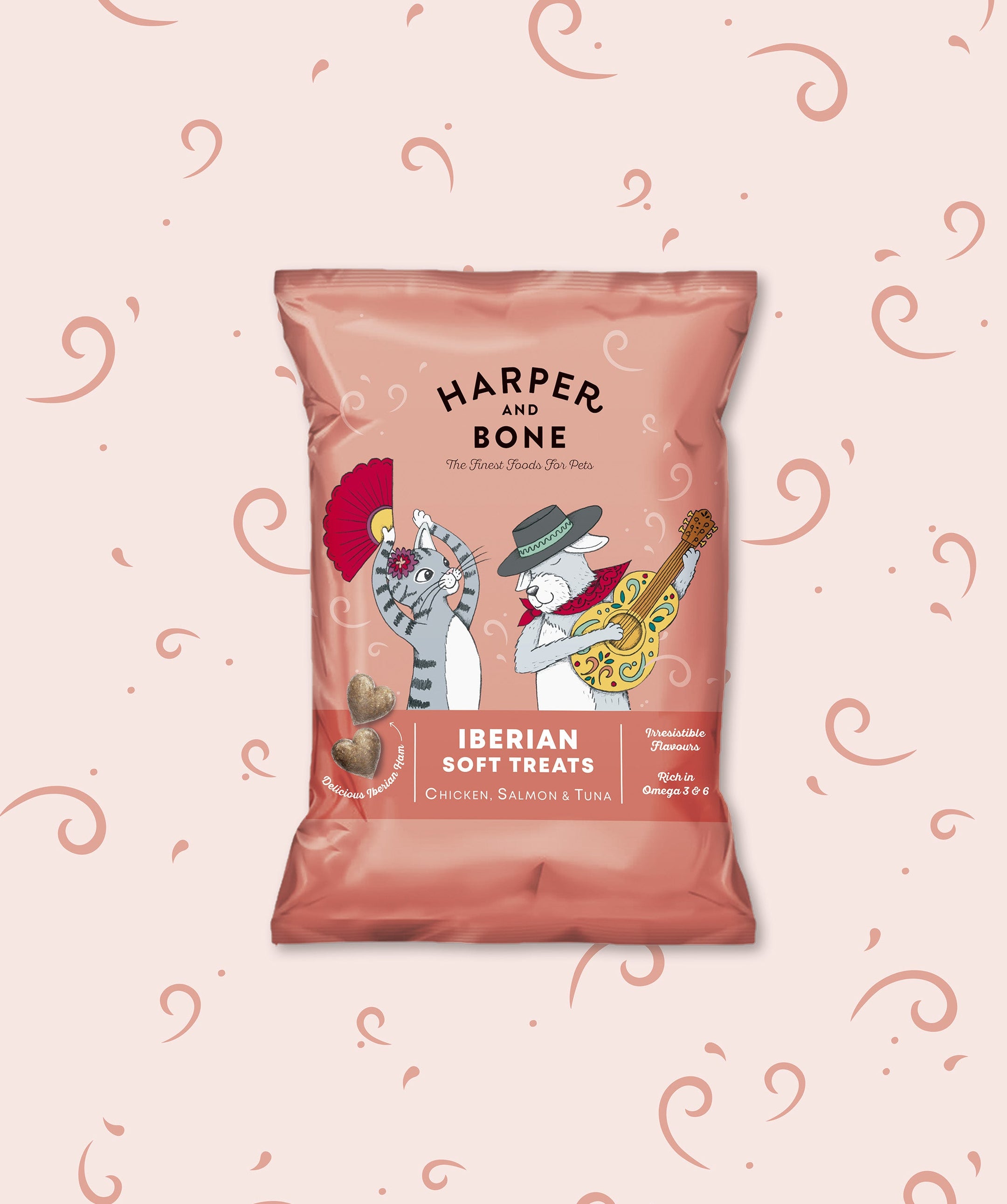 Harper & Bone - Iberische zachte lekkernijen - Kip-, zalm- en tonijnsnacks