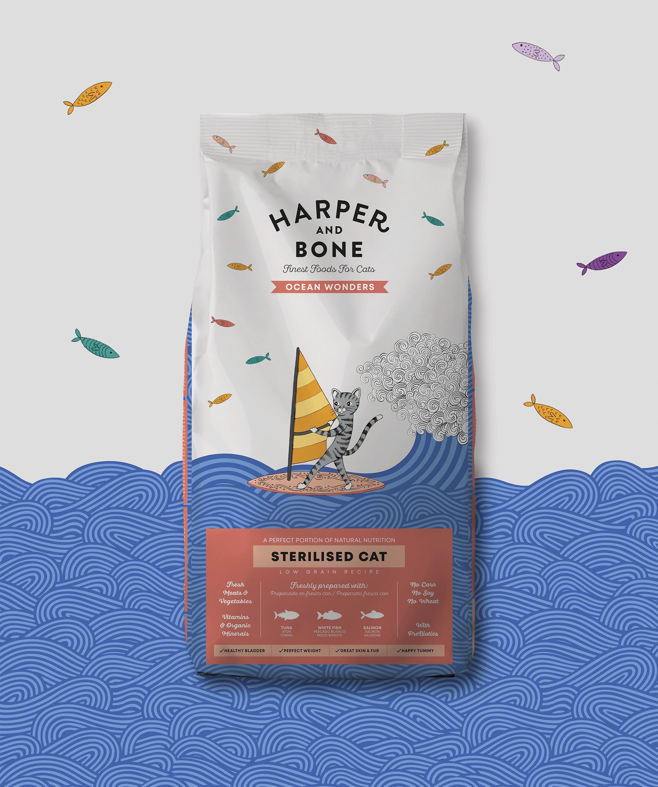 Gesteriliseerde kat - Wonderen van de oceaan - Tonijn, vis en zalm