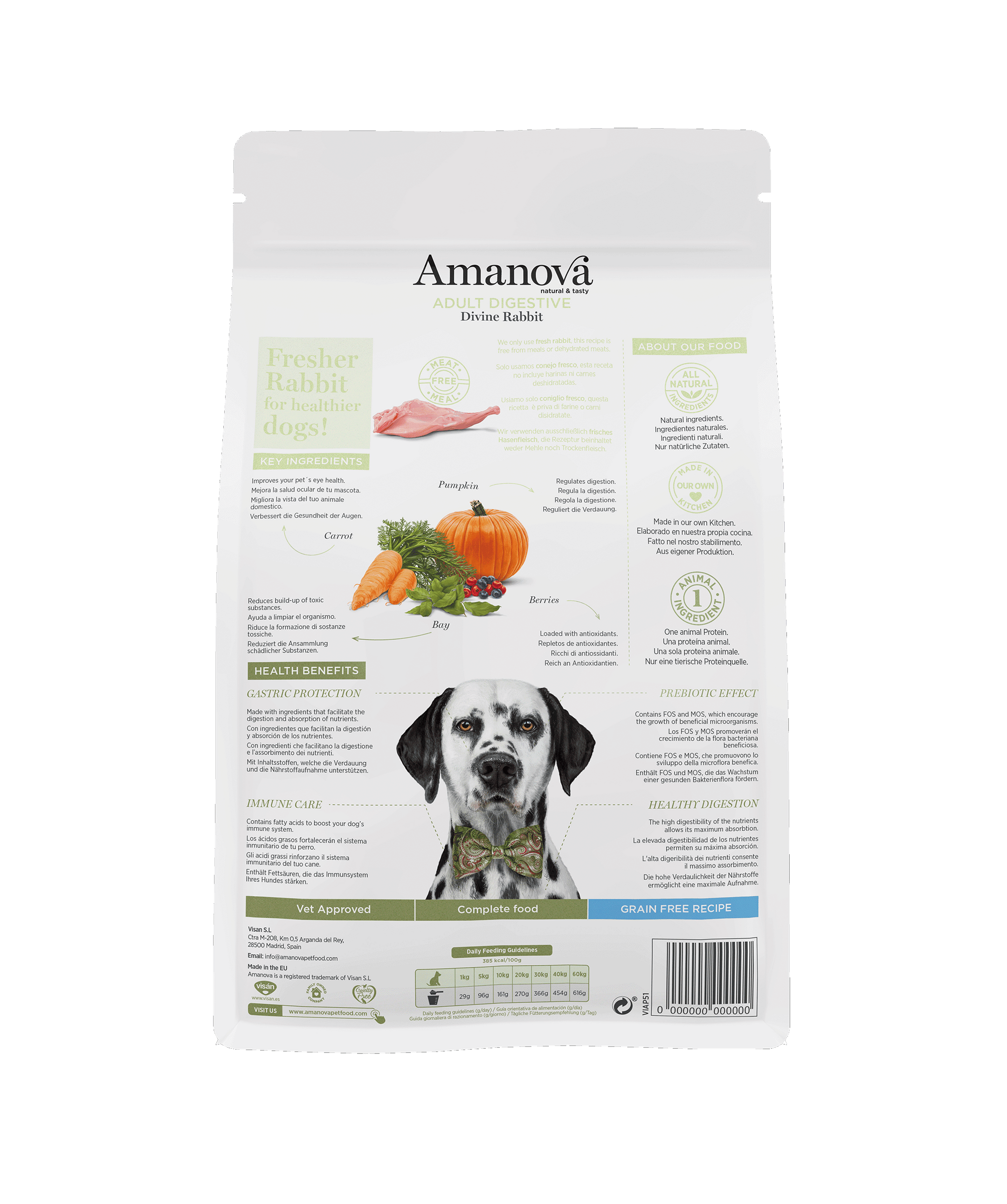 Volwassen spijsvertering - Divine Rabbit - Vers konijn