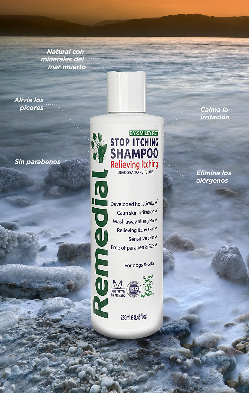 Remedial - ANTI-ITCHING SHAMPOO Anti jeuk shampoo voor honden en katten