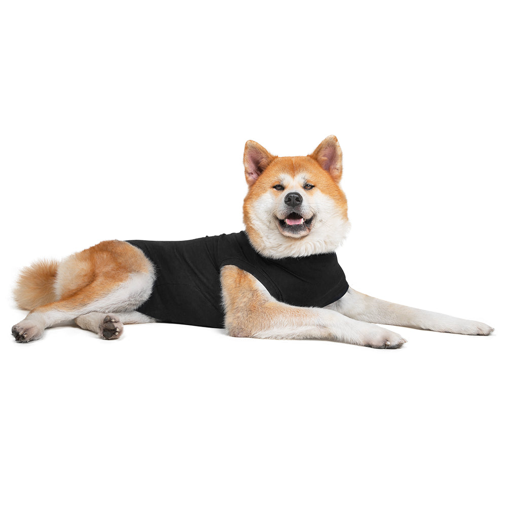 Recovery Suit® Hond - Herstelshirt voor honden - Zwart.