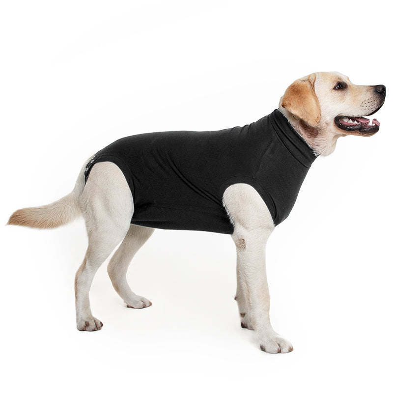 Recovery Suit® Hond - Herstelshirt voor honden - Zwart.